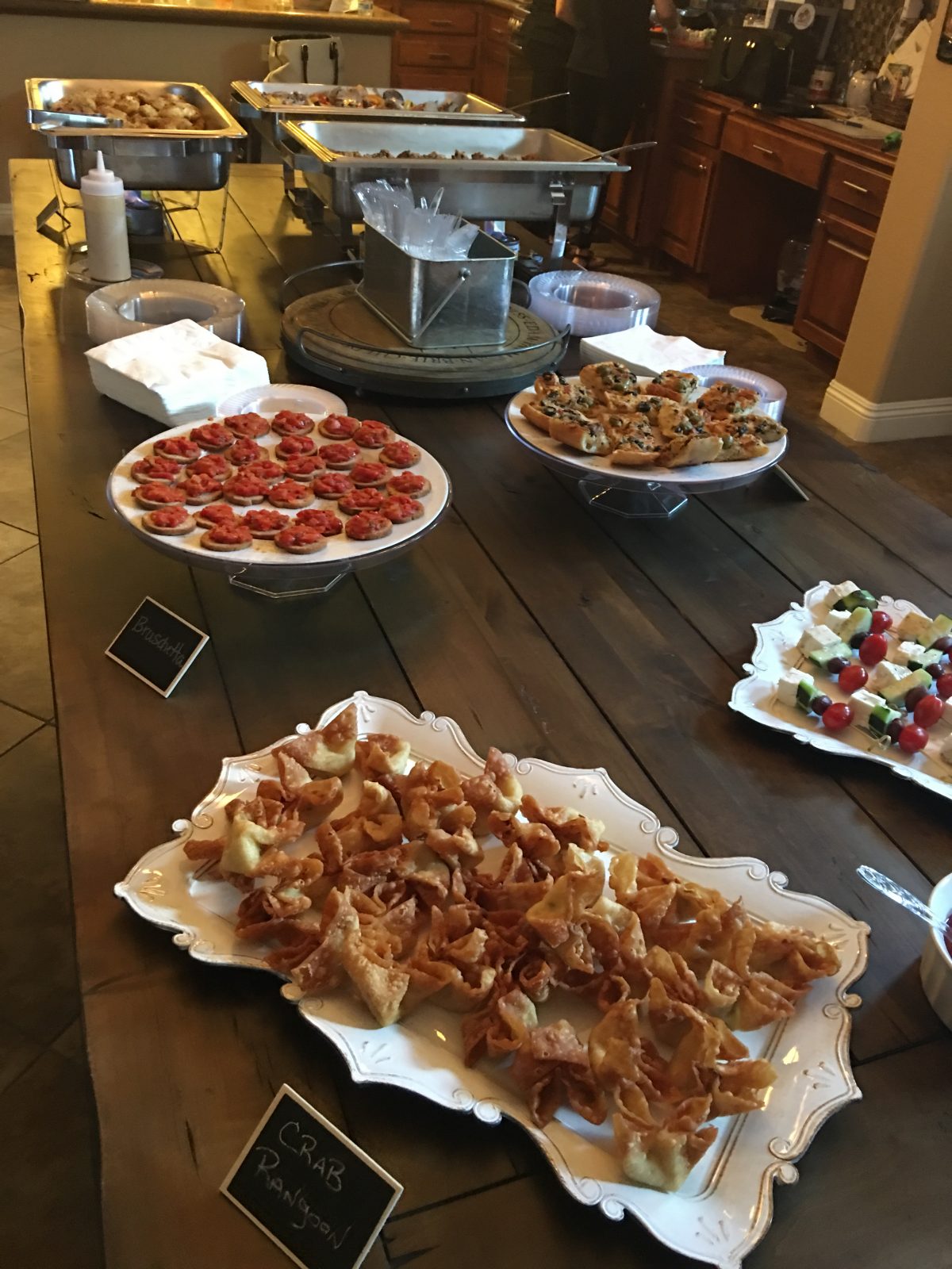 Crab Rangoon Full Service Catering Kiss the Cook Catering of Las vegas