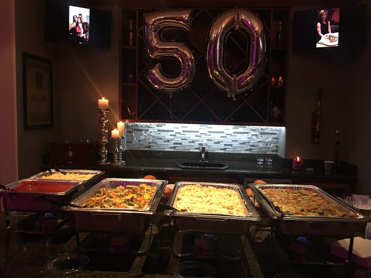 Happy 50th Birthday – Private Party Catering – Kiss the Cook Catering